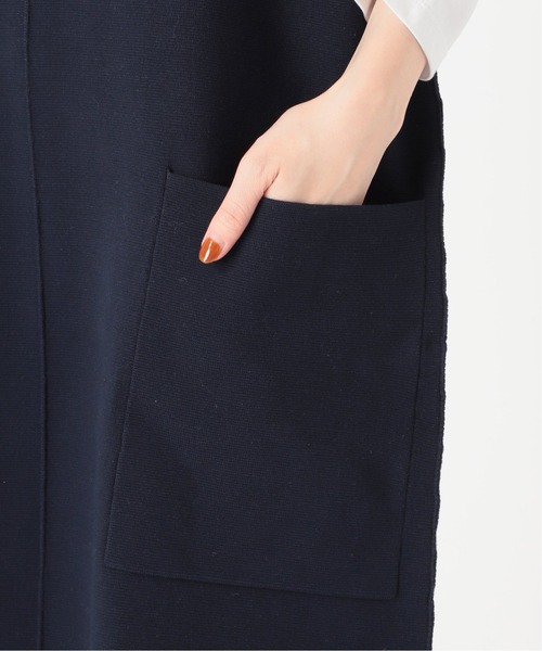 新品 Spick and Span ニットベスト ネイビー スピックアンドスパン WEB限定》C/Rニットベスト（ベスト）｜Spick and Span（スピック