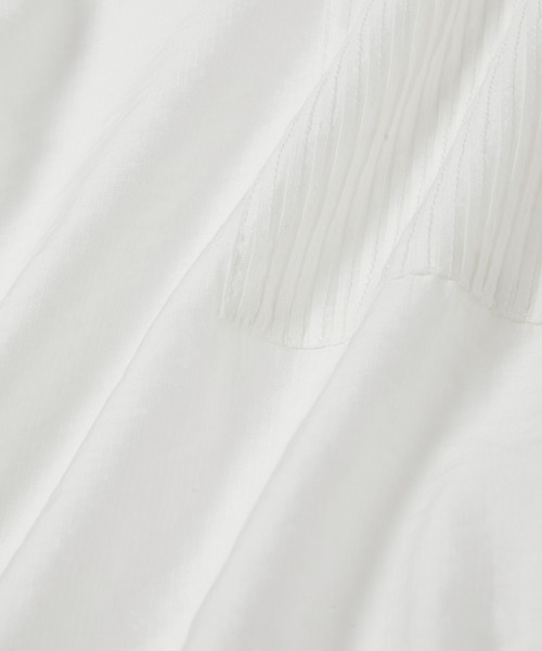 ADAM ET ROPE'(アダムエロペ)の「【アウトレット店舗・WEB限定】ピンタックブザムチュニックシャツ(シャツ/ブラウス・レディース・ホワイト/ブラック/ライトグリーン・FREE)」の18枚目の写真