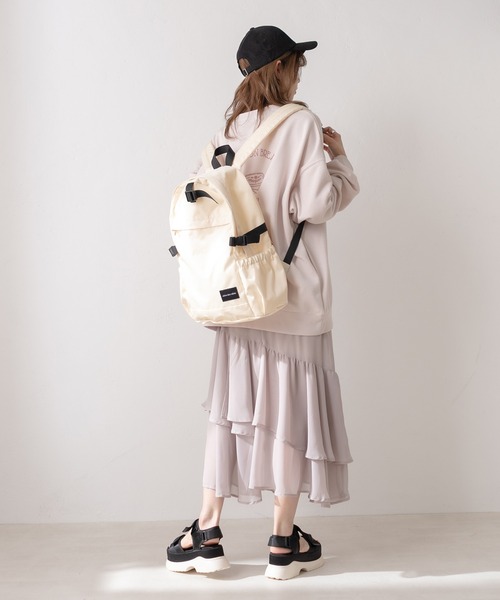 OLIVE des OLIVE（オリーブデオリーブ）の「ですねこちゃんチャームリュック（バックパック/リュック・レディース・オフホワイト/ブラック・FREE）」の5枚目の写真