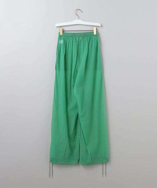 6 ROKU BEAUTY & YOUTH B&Y SUKE GEORGETTE PANTS SLACKS WIDE