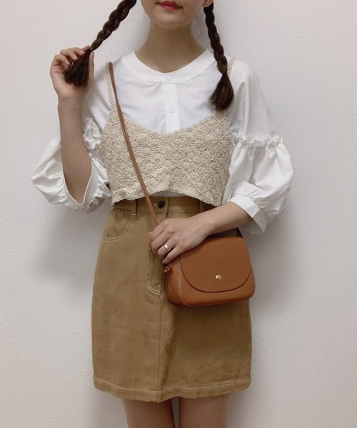 Cham.(チャム)の「マクラメビスチェ(ベスト・レディース・ベージュ・F)」の6枚目の写真