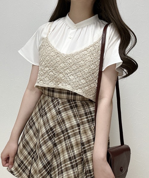 Cham.(チャム)の「マクラメビスチェ(ベスト・レディース・ベージュ・F)」の16枚目の写真