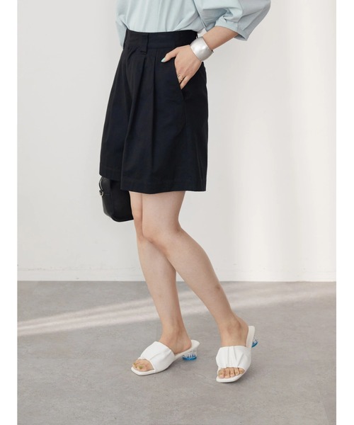 AMERICAN HOLIC(アメリカンホリック)の「綿ツイルショートパンツ(その他パンツ・レディース・ブラック・L/M/S)」の5枚目の写真