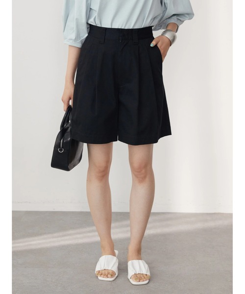 AMERICAN HOLIC(アメリカンホリック)の「綿ツイルショートパンツ(その他パンツ・レディース・ブラック・L/M/S)」の2枚目の写真