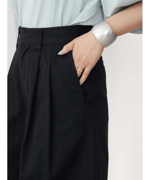 AMERICAN HOLIC(アメリカンホリック)の「綿ツイルショートパンツ(その他パンツ・レディース・ブラック・L/M/S)」の4枚目の写真