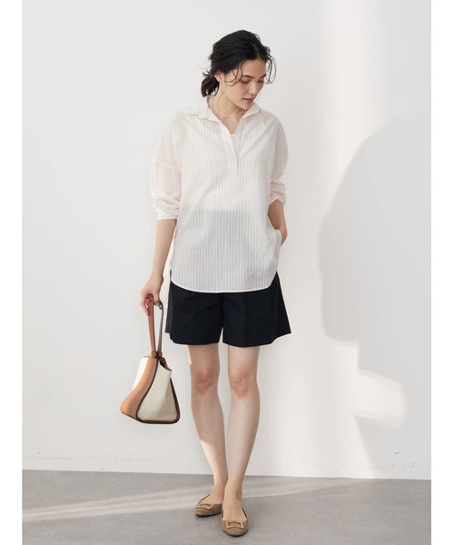 AMERICAN HOLIC(アメリカンホリック)の「綿ツイルショートパンツ(その他パンツ・レディース・ブラック・L/M/S)」の10枚目の写真