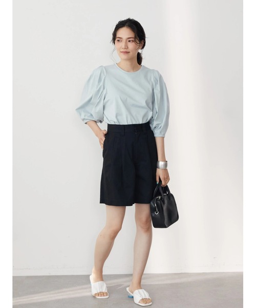 AMERICAN HOLIC(アメリカンホリック)の「綿ツイルショートパンツ(その他パンツ・レディース・ブラック・L/M/S)」の12枚目の写真