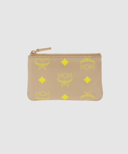 ノベルティ付き】キーポーチ - カラースプラッシュロゴレザー(キー さらに値下げ キーケース MCM キーケース