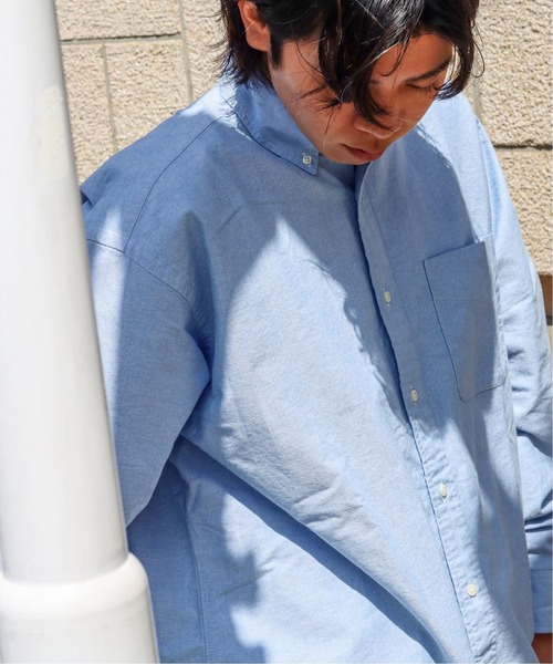 POLO RALPH LAUREN（ポロ ラルフ ローレン）の「【POLO RALPH LAUREN / ポロ ラルフローレン】 BIG SHIRT（シャツ/ブラウス・メンズ・ホワイト/ライトブルー/ブルー/コバルトブルー・MEDIUM/LARGE/X-LARGE）」の5枚目の写真