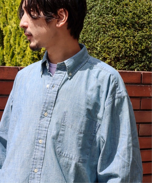 POLO RALPH LAUREN（ポロ ラルフ ローレン）の「【POLO RALPH LAUREN / ポロ ラルフローレン】 BIG SHIRT（シャツ/ブラウス・メンズ・ホワイト/ライトブルー/ブルー/コバルトブルー・MEDIUM/LARGE/X-LARGE）」の10枚目の写真