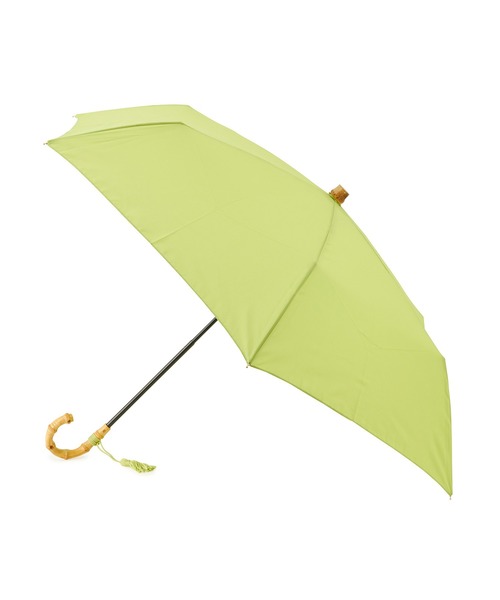 ROPE'（ロペ）の「【晴雨兼用】バンブーハンドルコンパクトアンブレラ  折りたたみ傘（折りたたみ傘・レディース・ミント/ベージュ/ダークラベンダー/オレンジ系その他/ピンク系その他2・FREE）」の13枚目の写真