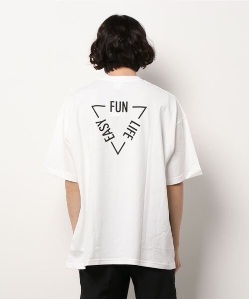 EDWIN（エドウィン）の「【EDWIN】トライアングルロゴＴ（Tシャツ/カットソー・メンズ・ホワイト・M/L/XL）」の3枚目の写真
