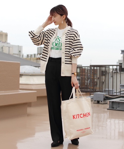 STEPS（ステップス）の「MELROSE AND MORGAN / メルローズアンドモーガン　トートバッグ　エコバッグ　ショートハンドル（トートバッグ・レディース・C/A/B・FREE）」の16枚目の写真