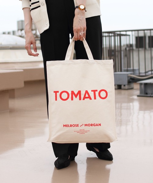 STEPS（ステップス）の「MELROSE AND MORGAN / メルローズアンドモーガン　トートバッグ　エコバッグ　ショートハンドル（トートバッグ・レディース・C/A/B・FREE）」の6枚目の写真
