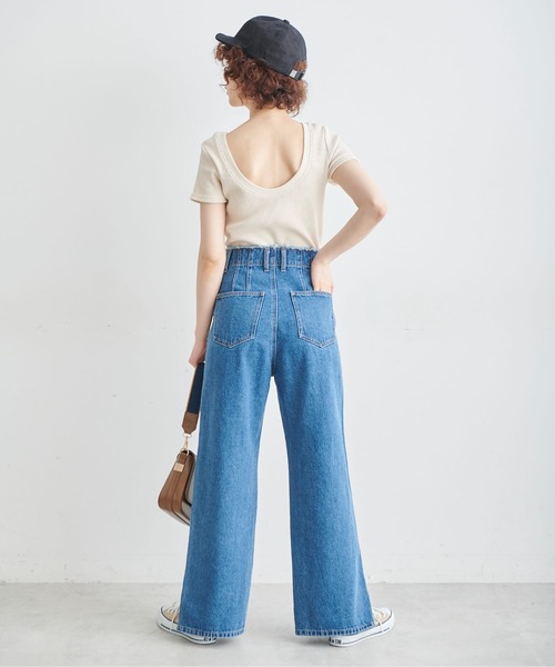 FREE'S MART（フリーズマート）の「◆ワッフルバックオープンカットソー（Tシャツ/カットソー・レディース・ブラック/ピンク/ホワイト/グリーン・FREE）」の16枚目の写真