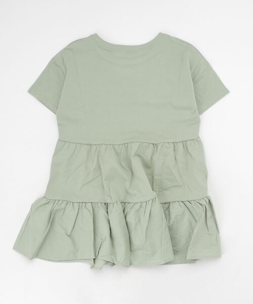 GAP(ギャップ)の「ソフトジャージー ティアードワンピース (キッズ)(ワンピース・キッズ・ネイビー/オフホワイト/グリーン・S/M/L/XL/XXL)」の5枚目の写真