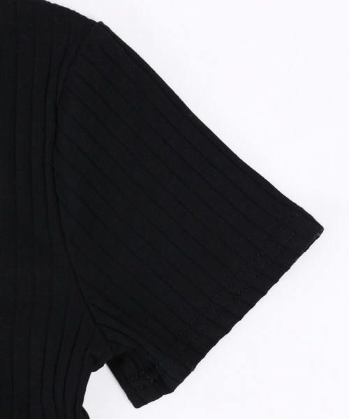 WC（ダブル シー）の「レースアップTシャツ（Tシャツ/カットソー・レディース・ホワイト/ブラック・FREE）」の12枚目の写真