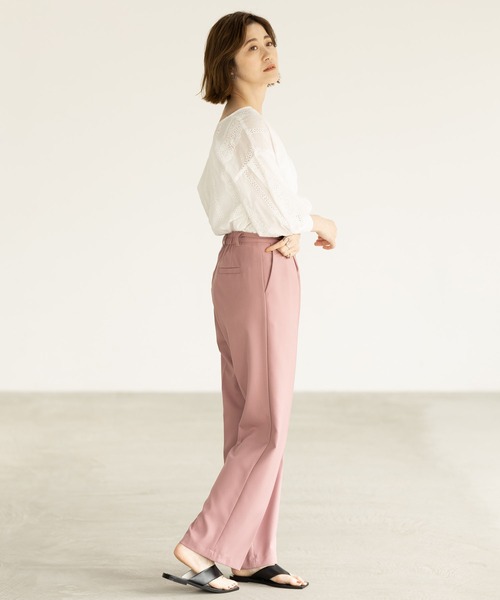 GeeRA(ジーラ)の「キーネック袖ボリュームレースブラウス(シャツ/ブラウス・レディース・ブラック/オフホワイト・MEDIUM/LARGE/X-LARGE)」の14枚目の写真