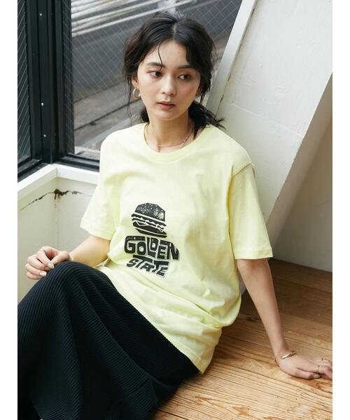 CRAFT STANDARD BOUTIQUE(クラフトスタンダードブティック)の「【別注】LA LIGHT MEAL「GOLDEN STATE」 *(Tシャツ/カットソー・メンズ・ホワイト/イエロー・M/LL/L)」の7枚目の写真