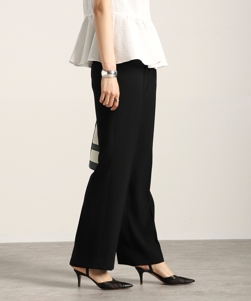 セール】サテンワイドパンツ（スラックス）｜VERMEIL par iena