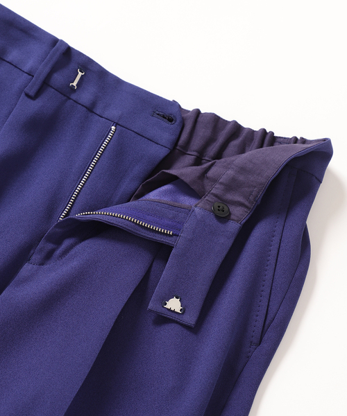 woolサキソニーセンタープレスパンツ VERMEIL par iena 38 VERMEIL par iena（ヴェルメイユパーイエナ）の「《予約》wool