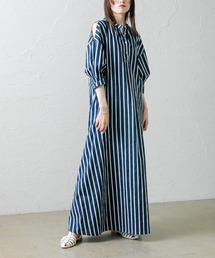 mystic | ショルダースリットシャツワンピース(ワンピース)