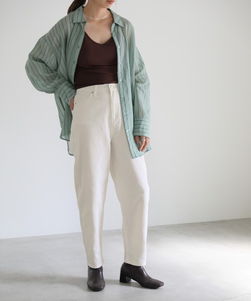 select MOCA(セレクトモカ)の「カーブシルエットデニムパンツ(デニムパンツ・レディース・ブラック/オフホワイト/ブルー・SMALL/MEDIUM)」の21枚目の写真