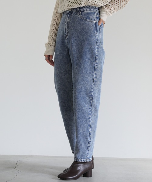 select MOCA(セレクトモカ)の「カーブシルエットデニムパンツ(デニムパンツ・レディース・ブラック/オフホワイト/ブルー・SMALL/MEDIUM)」の17枚目の写真