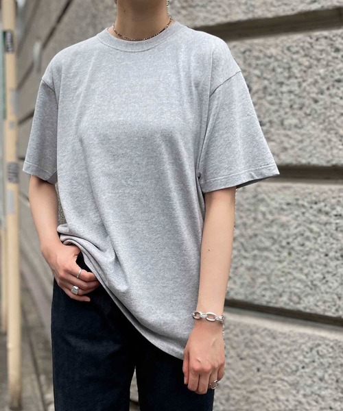 Printstar(プリントスター)の「Printstar / 7.4オンス スーパーヘビーTシャツ / 00148-HVT(Tシャツ/カットソー・メンズ・ホワイト/ブラック/ネイビー/グレー・SMALL/MEDIUM/LARGE/X-LARGE/XX-LARGE/X-SMALL)」の6枚目の写真