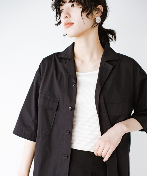 haco!(ハコ)の「「1枚では心もとないトップスを着るときインに何着たらいいの?」をサクッと解決 後ろ前着られて大活躍!やわらかリブの2WAYタンクトップ stylist for haco!(タンクトップ・レディース・オフホワイト/ライトブラウン・SMALL/MEDIUM/LARGE/X-LARGE)」の19枚目の写真
