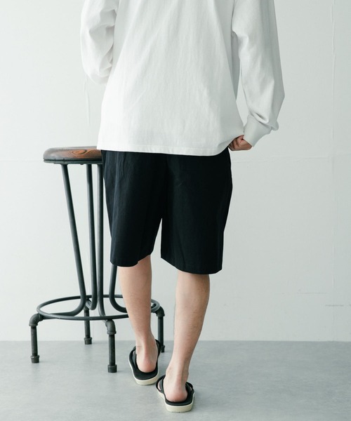 ITEMS URBANRESEARCH(アイテムズ アーバンリサーチ)の「コットンchino ワイドショートパンツ(その他パンツ・メンズ・ブラック/ベージュ/グレー・MEDIUM/LARGE)」の18枚目の写真