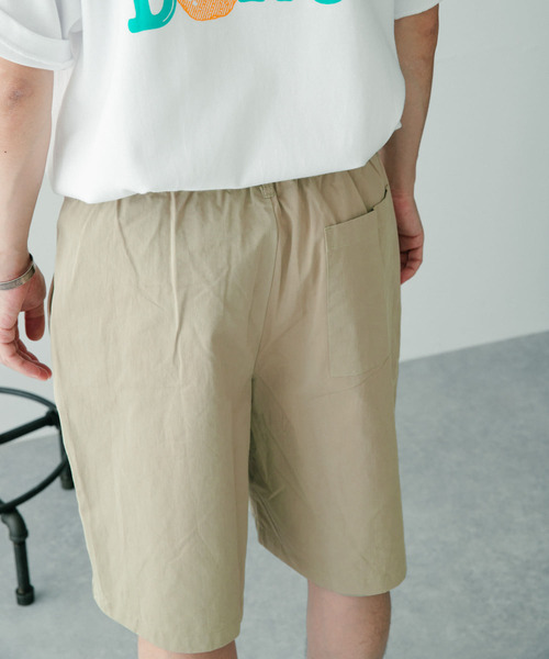 ITEMS URBANRESEARCH(アイテムズ アーバンリサーチ)の「コットンchino ワイドショートパンツ(その他パンツ・メンズ・ブラック/ベージュ/グレー・MEDIUM/LARGE)」の13枚目の写真