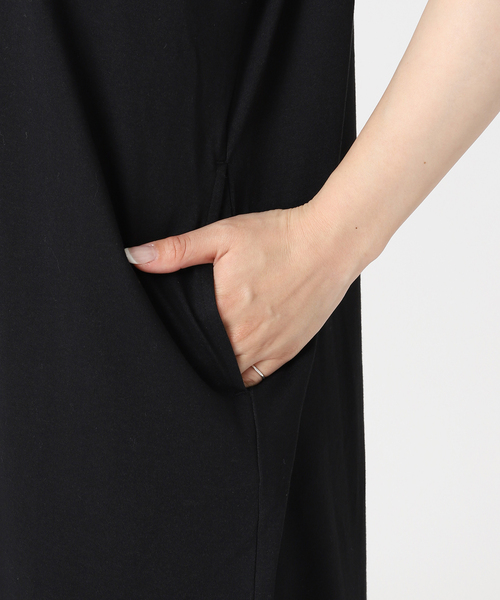 JOURNAL STANDARD（ジャーナルスタンダード）の「【＆FUNCTION】COOL MAX天竺ワンピース（ワンピース・レディース・ホワイト/ブラック/グリーン・FREE）」の10枚目の写真