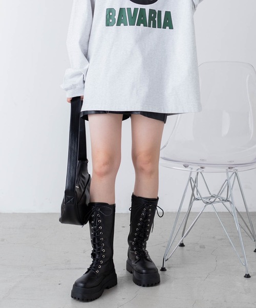 WEGO(ウィゴー)の「★WEGO/レースアップミドルブーツ(ブーツ・レディース・ブラック・LARGE/MEDIUM)」の18枚目の写真