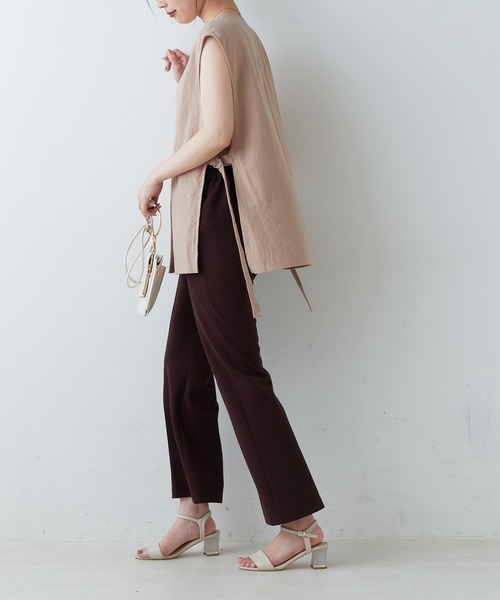 natural couture(ナチュラルクチュール)の「サイドスリットノーカラージレ(その他アウター・レディース・ブラック/ベージュ/オフホワイト・FREE)」の15枚目の写真