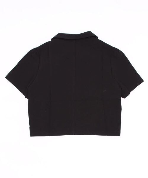 LOPASS（ロパス）の「半袖ジャケット（テーラードジャケット・レディース・ブラック/ピンク/グリーン/アイボリー・M）」の18枚目の写真