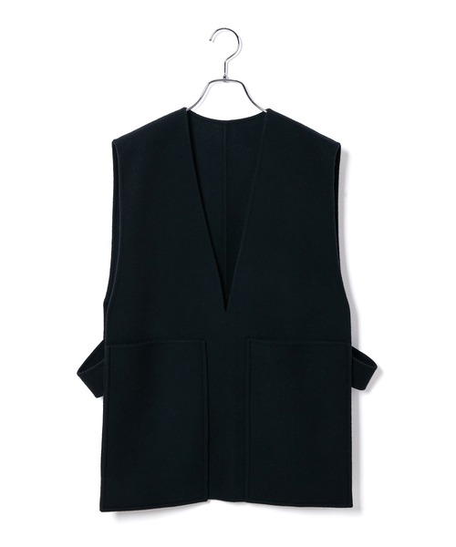 ADAM ET ROPE'（アダムエロペ）の「Super140'sリバージレ（その他アウター・レディース・ブラック/キャメル・FREE）」の11枚目の写真