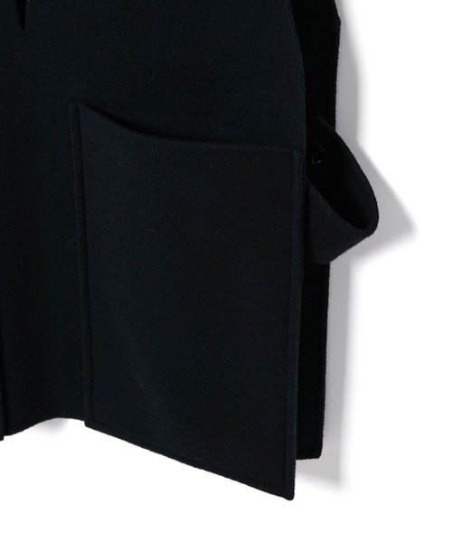 ADAM ET ROPE'（アダムエロペ）の「Super140'sリバージレ（その他アウター・レディース・ブラック/キャメル・FREE）」の15枚目の写真