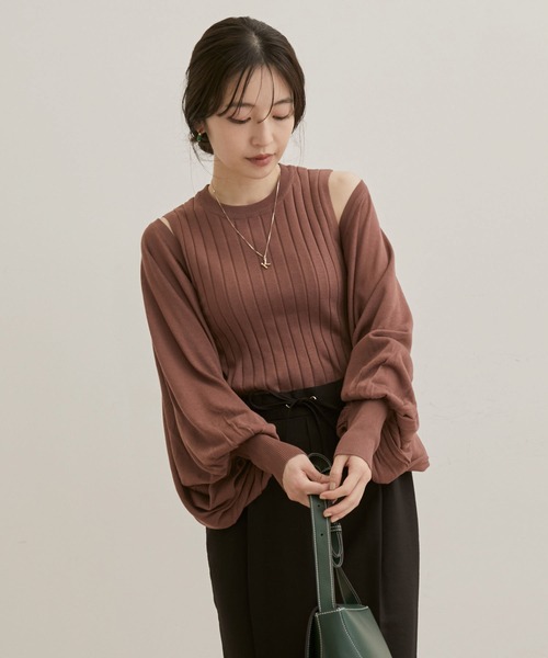 VIS（ビス）の「ボレロアンサンブル（アンサンブル・レディース・ブラック/ブラウン系その他2・FREE）」の18枚目の写真