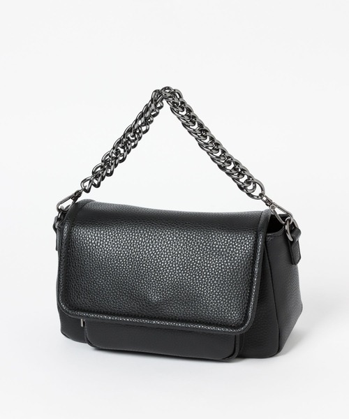 PAGEBOY（ページボーイ）の「ビンテージチェーンBAG（ショルダーバッグ・レディース・ブラック/オフホワイト・FREE）」の11枚目の写真