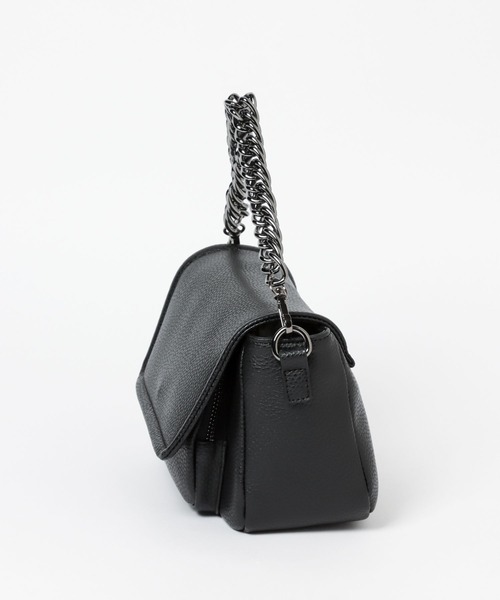 PAGEBOY（ページボーイ）の「ビンテージチェーンBAG（ショルダーバッグ・レディース・ブラック/オフホワイト・FREE）」の9枚目の写真