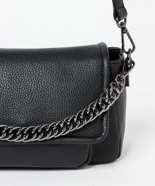 PAGEBOY（ページボーイ）の「ビンテージチェーンBAG（ショルダーバッグ・レディース・ブラック/オフホワイト・FREE）」の19枚目の写真