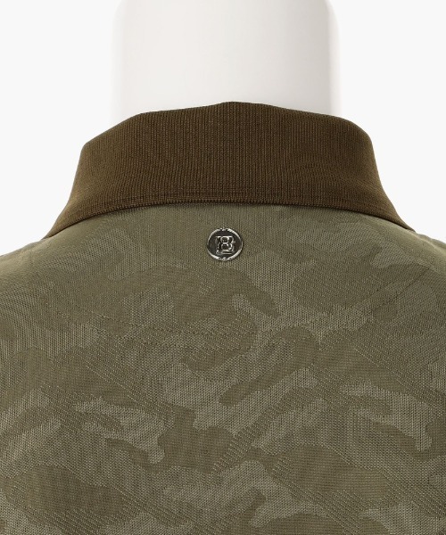 BRIEFING（ブリーフィング）の「【ブリーフィングゴルフ】MENS CAMO JQ POLO/メンズカモJQポロ（ポロシャツ・メンズ・ホワイト/ブラック/ネイビー/オリーブ/チャコールグレー・M/L/XL/S）」の15枚目の写真