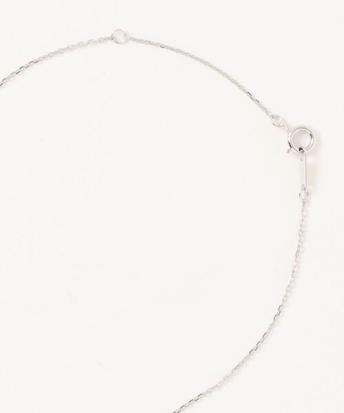 ESTELLE（エステール）の「ダンシングストーン シルバー キュービックジルコニア ハート ネックレス ESTELLE/エステール（ネックレス・レディース・ホワイト・45cm）」の6枚目の写真