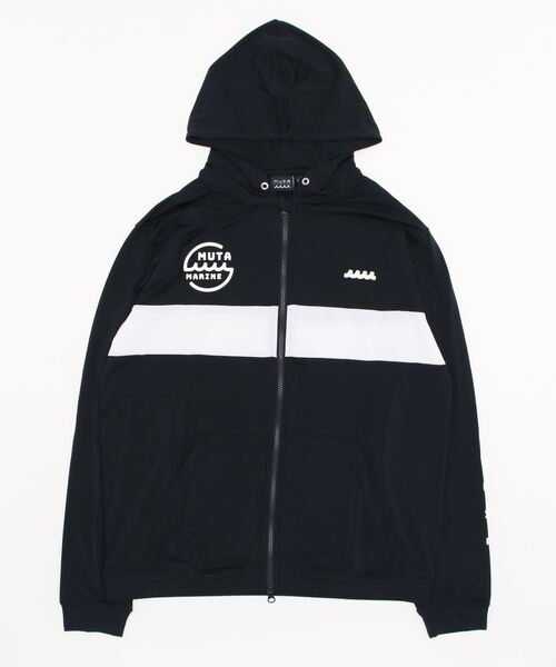 【MUTA MARINE】 ラッシュパーカー ネイビー フード ジップアップ SERIES – RUSH GUARD – muta Online Store