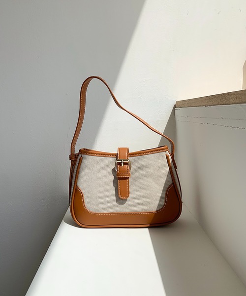 cream creme(クリームクレーム)の「コットンリネントートバッグ(ショルダーバッグ・レディース・ブラック/ブラウン/キャメル・FREE)」の8枚目の写真