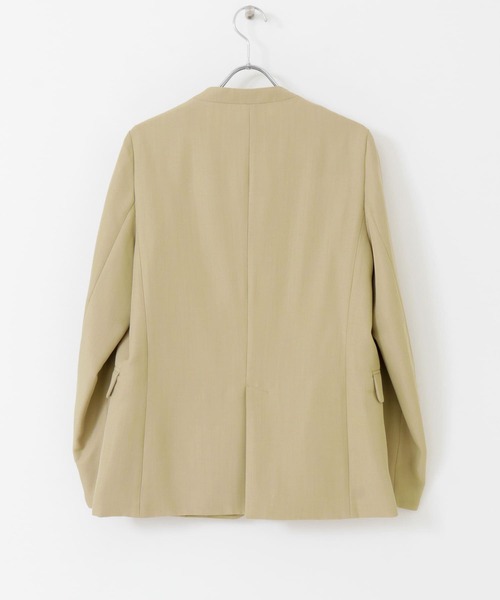 URBAN RESEARCH（アーバンリサーチ）の「ノーカラージャケット（ノーカラージャケット・レディース・ベージュ/ネイビー・38/36）」の17枚目の写真
