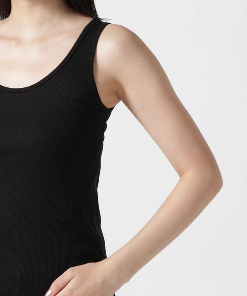 DROIT BELLO（ドロイトベロ）の「DROIT BELLO（ドロイトベロ）NEW テレコタンクトップ（タンクトップ・レディース・チャコール/ホワイト/ブラック・F）」の11枚目の写真