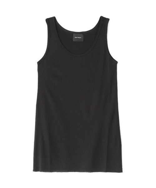 DROIT BELLO（ドロイトベロ）の「DROIT BELLO（ドロイトベロ）NEW テレコタンクトップ（タンクトップ・レディース・チャコール/ホワイト/ブラック・F）」の13枚目の写真