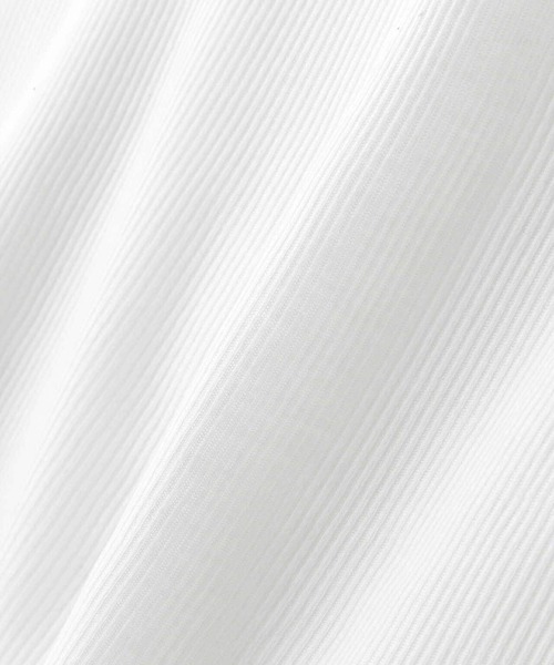 DROIT BELLO（ドロイトベロ）の「DROIT BELLO（ドロイトベロ）NEW テレコタンクトップ（タンクトップ・レディース・チャコール/ホワイト/ブラック・F）」の6枚目の写真